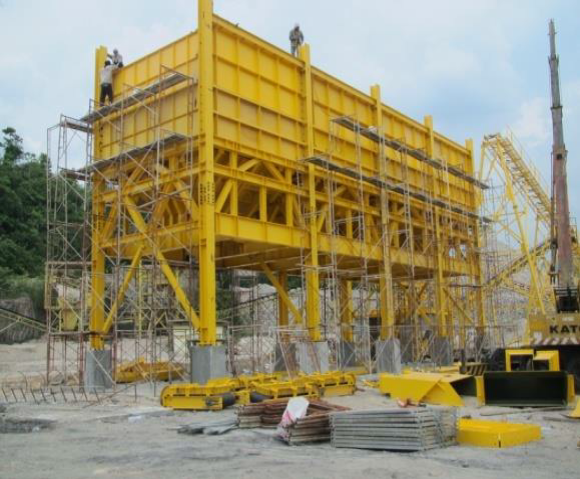 Crushing & Screening Plant Structure, Image 1