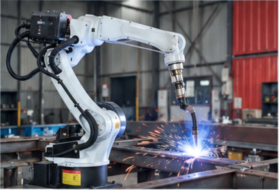 Robotic Welding illustration from the company profile